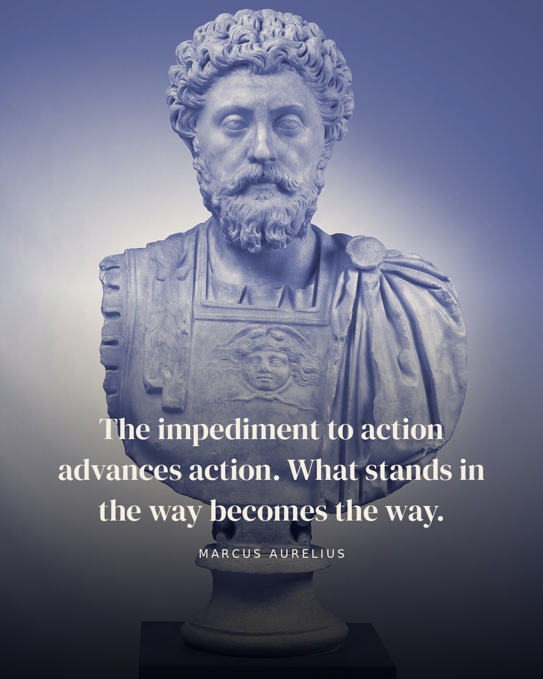 The impediment to action advances action. What stands in the way becomes the way. — Marcus Aurelius